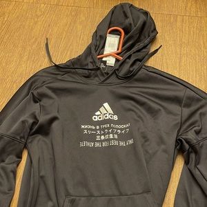 Mens Black Adidas Hoodie